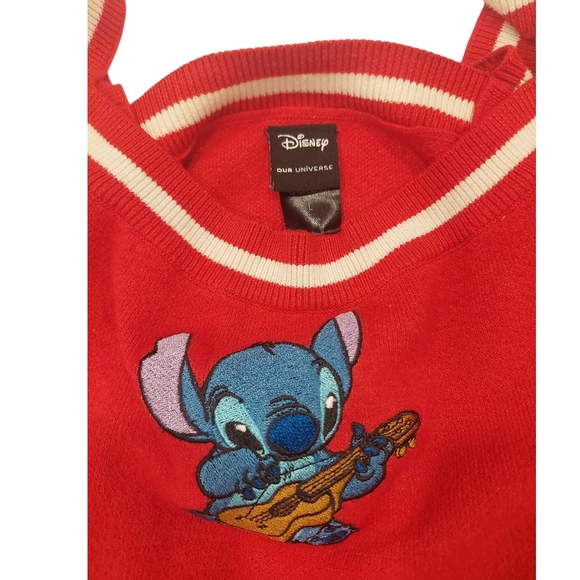 Disney Vibrant Red Sleeveless Tank Top with White Accents - Picture 4 of 5